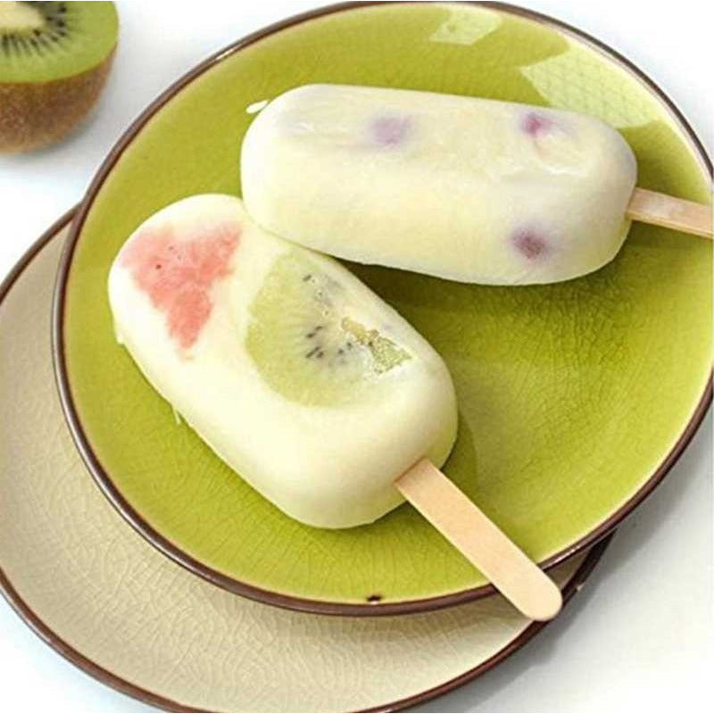 Moldes De Silicona Para Helados Molde Paletas Helado 3 Cavid Multicolor