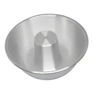 Molde Torta Molde Queque Redondo Molde Aluminio Flanera 26cm Gris Claro