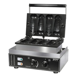 Maquina Para Waffles Wafleras Con Formas Waffle Pene 1600w Gris / Wafflera Pene