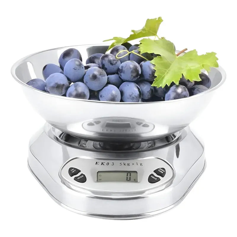 Pesa Gramera Pesa Digital Cocina Balanza Cocina 5kg/0.1g Pesa De Comida Pesa De Alimentos Balanza Digital Cocina Pesa Cocina Bascula Cocina Gramera Digital Balanza De Cocina Digital Pasteleriuscl