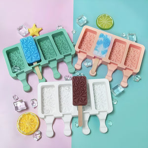 Molde Helados Moldes De Silicona Reposteria Molde Diamante