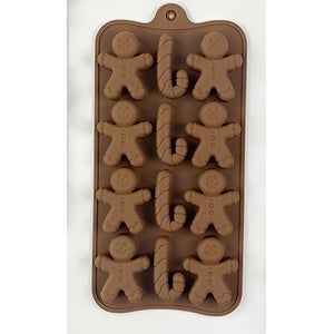 Moldes De Chocolate Molde De Silicona Molde Navidad Moldes Para Navidad Molde Navideños Molde Jengibre 12 Cavid Pasteleriacl