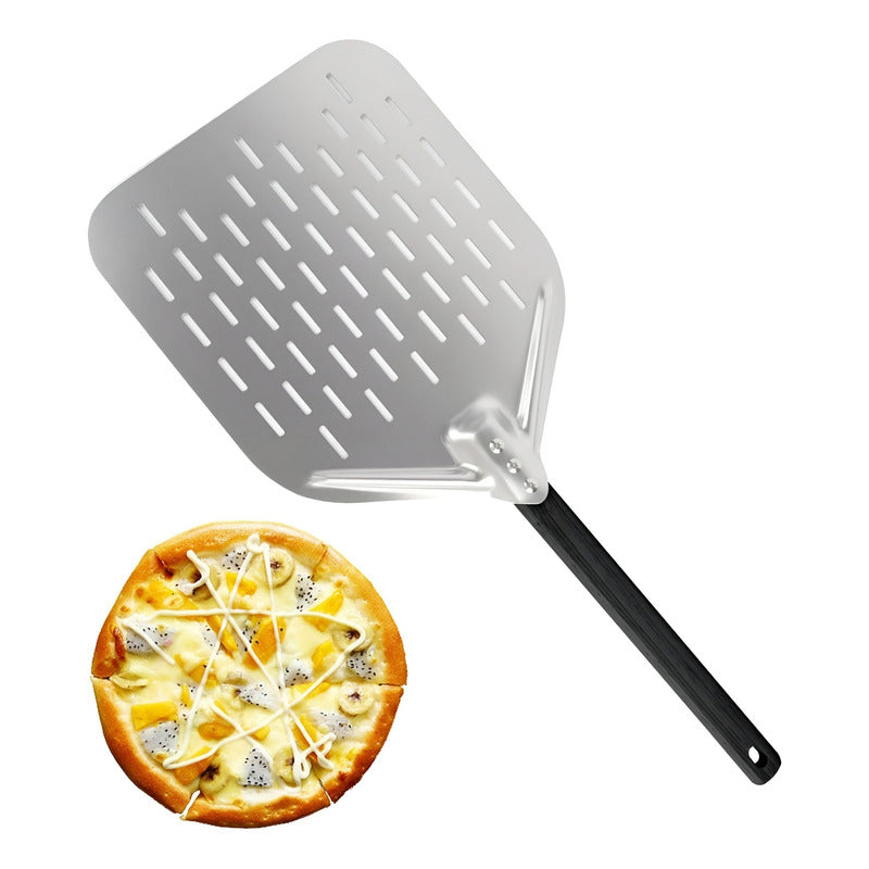 Pala Para Pizza Espatula Pizza Pala De Pizza Perforada 30cm Plateado