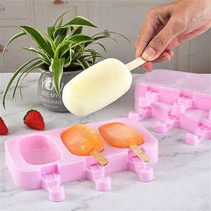 Moldes De Silicona Para Helados Molde Paletas Helado 3 Cavid