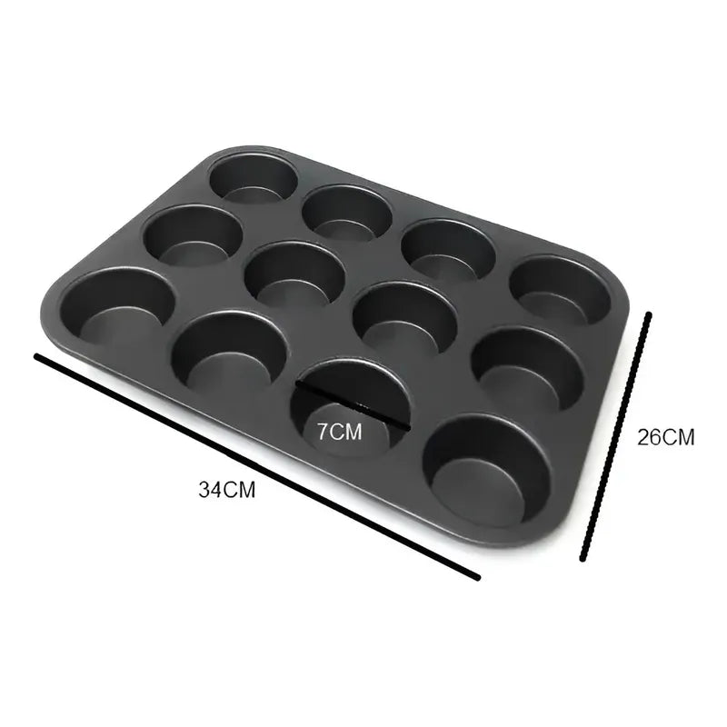 Molde 12 Cupcakes Molde Cupcake Molde Para Tortas Reposteria Gris Claro