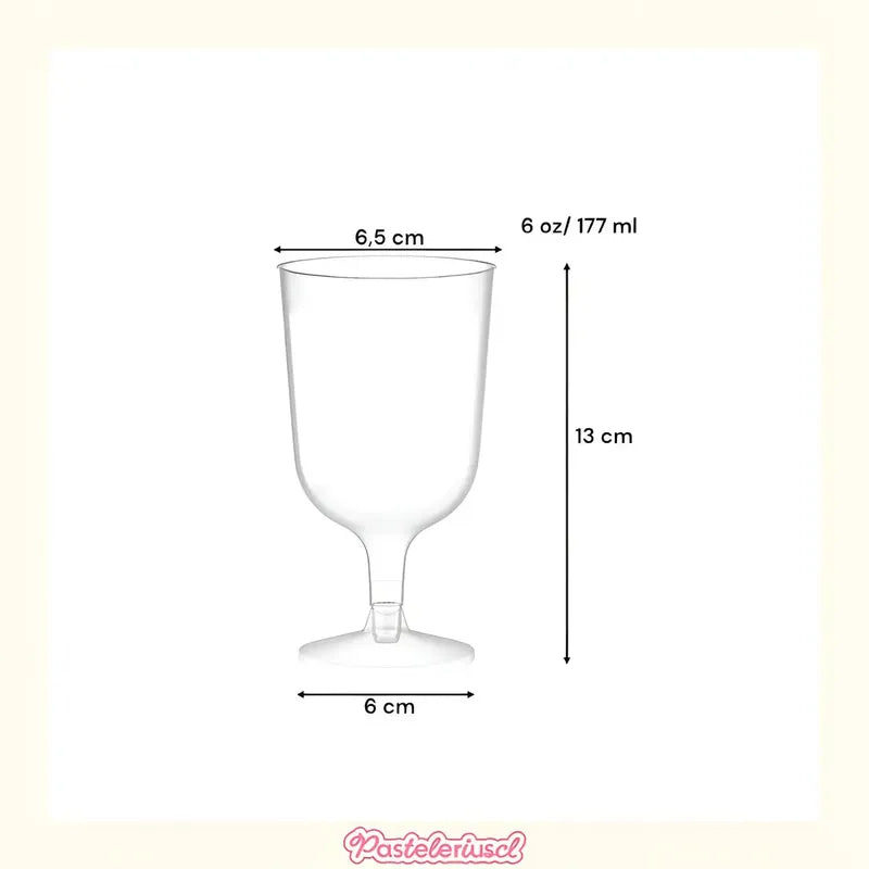 60 Copas De Vino Copas Plastico Desechables Transparente 6oz Copas De Acrilíco Para Vino Para Fiestas Desechables Apilables Copas De Vino De Plástico Transparente Con Tallo Estilo Simple Pasteleriuscl