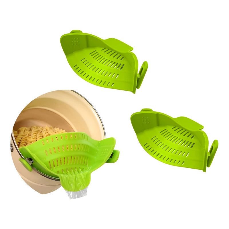 Pack X2 Colador Pasta Colador Escurridor Colador Plegable Multicolor / Colador Pasta Plegable