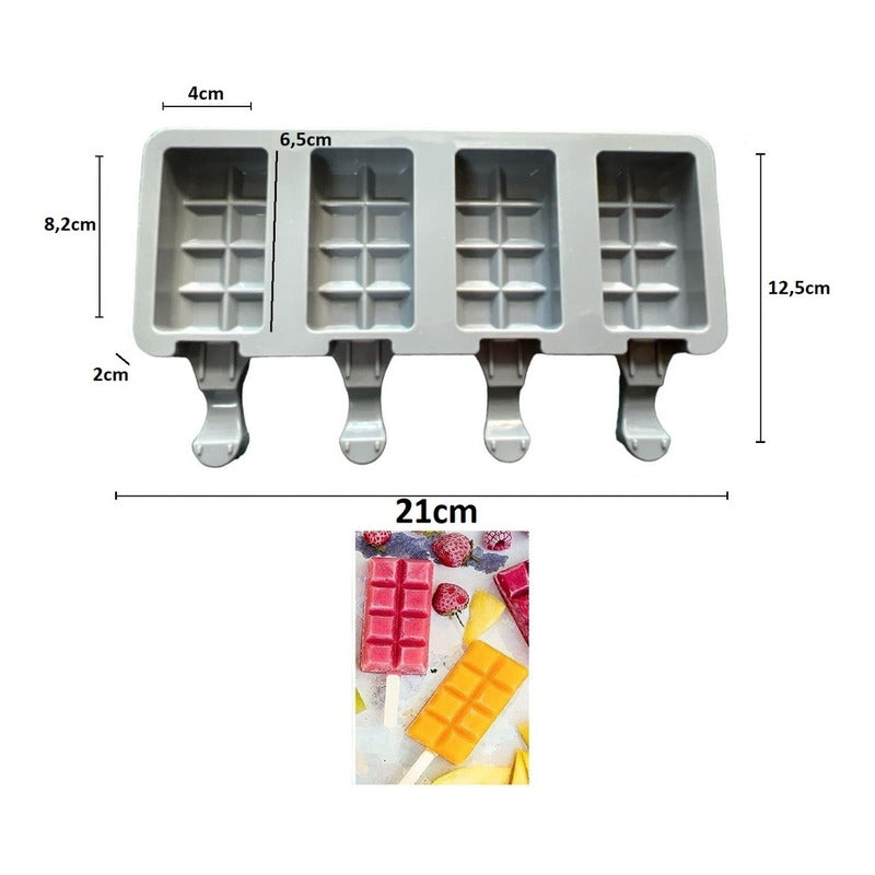 Molde De Silicona Para Helados Molde Helado Molde Paleta 169
