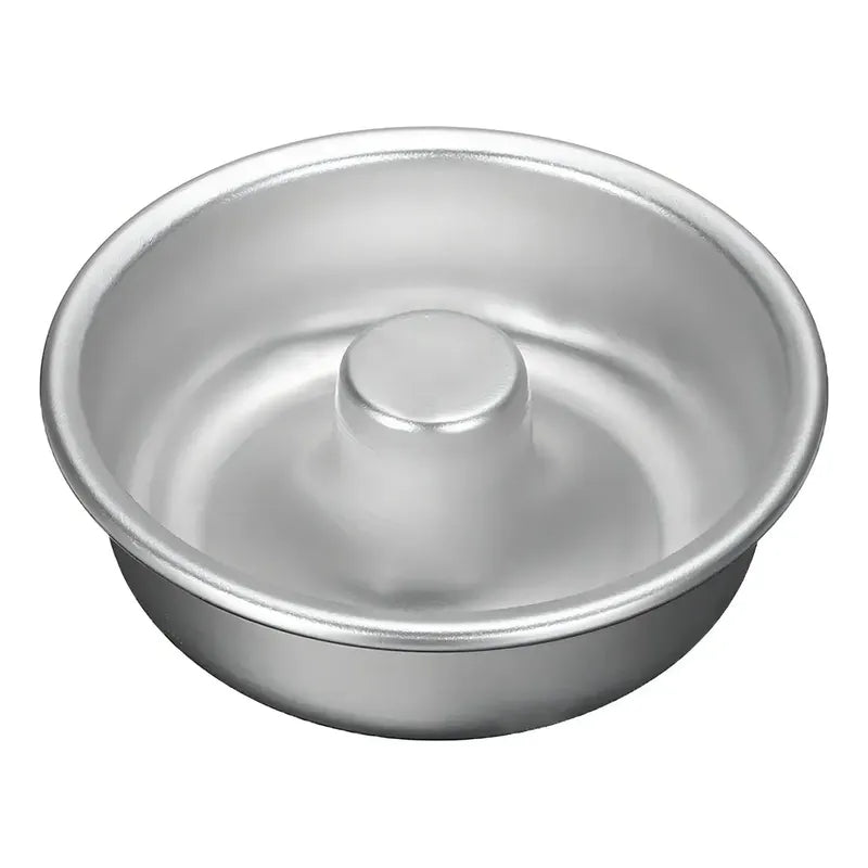 Molde Torta Molde Queque Redondo Molde Aluminio Flanera 20cm Moldes De Tubo Acanalado Para Hornear Pastel Molde Para... Plateado