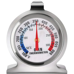 Termómetro Para Horno En Acero Inoxidable 50-300°c Gran Dial