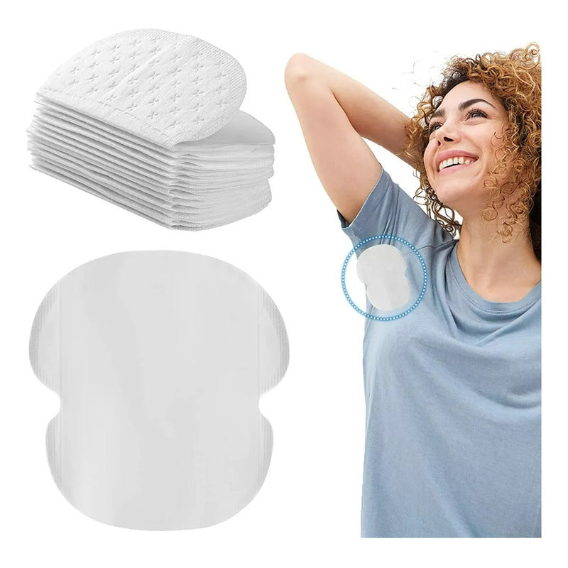 120 Parches Protectores Piel Antitranspirantes Axilas Polera Blanco