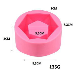 X2 Moldes De Silicona Maceta Molde Para Vela Molde Para Yeso