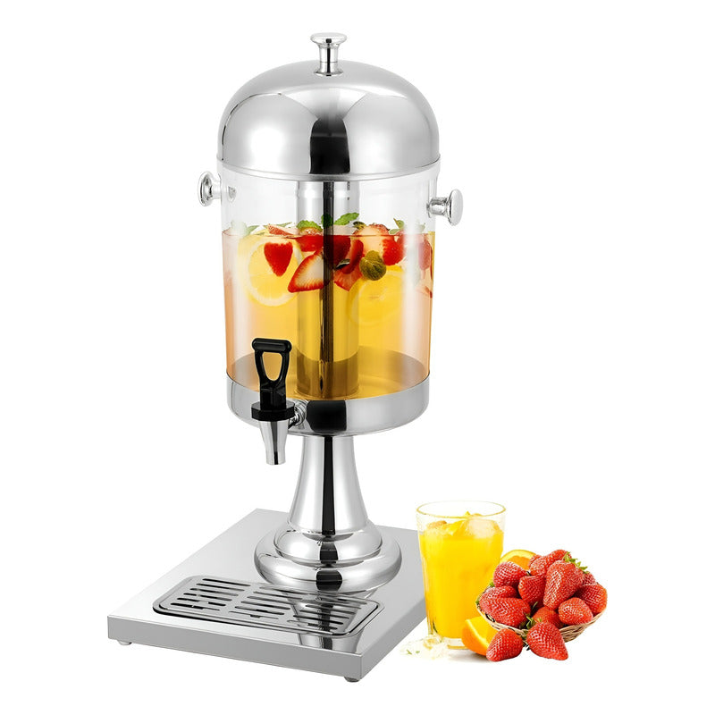 Dispensador De Bebidas Frías Comercial Dispensadores 8l Plateado