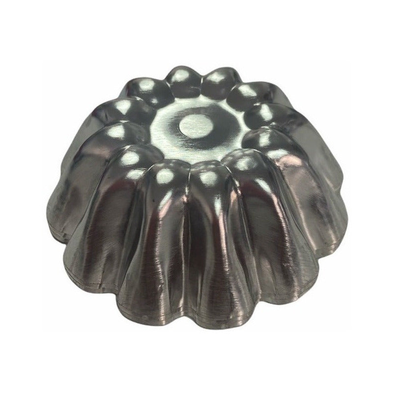 Pack 12 Molde Mini Tartaleta Moldes Tarta De Coctel Flor 276 Gris