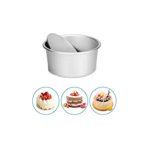 Moldes De Aluminio Para Tortas Molde Desmontables Molde 16cm Gris