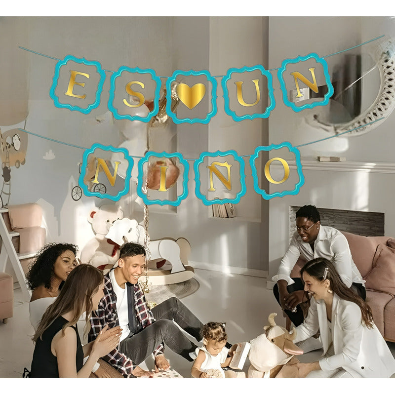 Guirnalda Revelacion De Genero Decoración Cotillon Fiestas