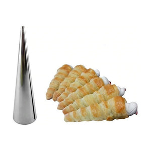 Pack X36 Cono Molde Para Cannoli Cachito Croissant Pan Danes