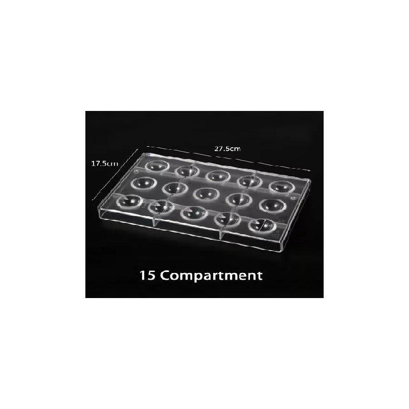 Moldes Chocolate Molde De Chocolate Policarbonato 15circulos Transparente