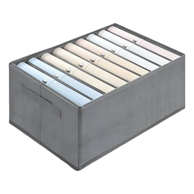 Organizador De Closet Interior Organizador Cajones Separador Gris