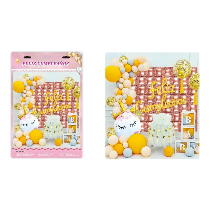 Pack 51 Globos Cumpleaños Globos Feliz Cumpleaños Globo 1976 Multicolor Cumpleaños