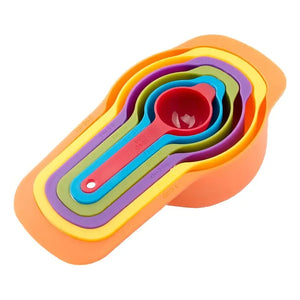 Cucharas Medidoras Bono Home Plástico Colorido Cocina Repostería 6 Unidades