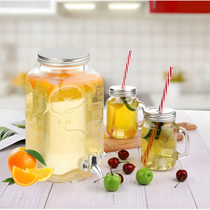 Dispensador De Agua Jarro De Bebidas Barril Sobremesa 4l Transparente / Dispensador De Bebidas 4l