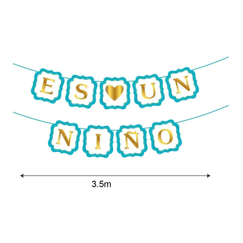 Guirnalda Revelacion De Genero Decoración Cotillon Fiestas