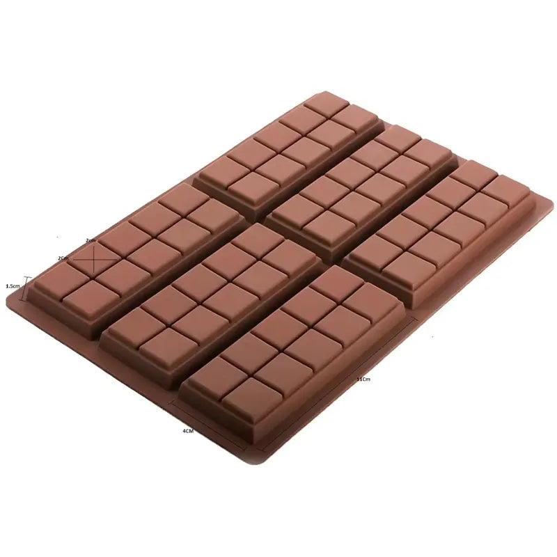 Moldes De Chocolate Moldes Barra De Chocolate Silicona 6066 Bordó