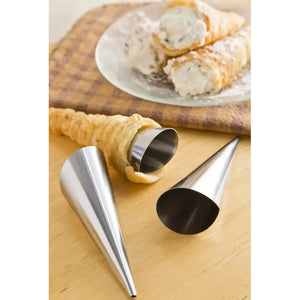 Pack X60 Cono Molde Para Cannoli Cachito Croissant Pan Danes
