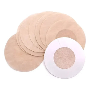 Pack X60 Cubre Pezón Pezoneras Parches Pezoneras Adhesivas Beige Redondo Unica