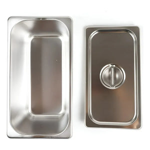 Chafer Electrico Buffet Baño Maria Bufetera 3 Depositos 5.5l Plateado