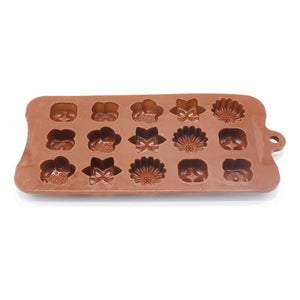 Moldes De Chocolate Moldes Chocolate Silicona 5 Flores N1