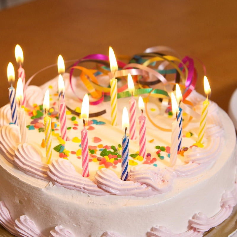 Set 24 Velas De Cumpleaños Vela Decorativa Vela De Torta