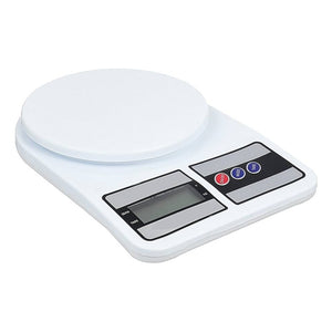 Balanza De Cocina Digital Balanza 10 Kg Cocina 10kg Blanca Color Blanco