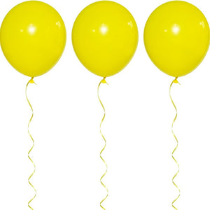 Pack X50 Globos Cumpleaños Decoracion Globos Cotillon Fiesta Amarillo Globos De Cumpleaños