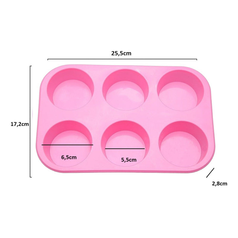 Moldes Silicona Moldes Cupcake Molde Muffin Moldes Magdalena Multicolor