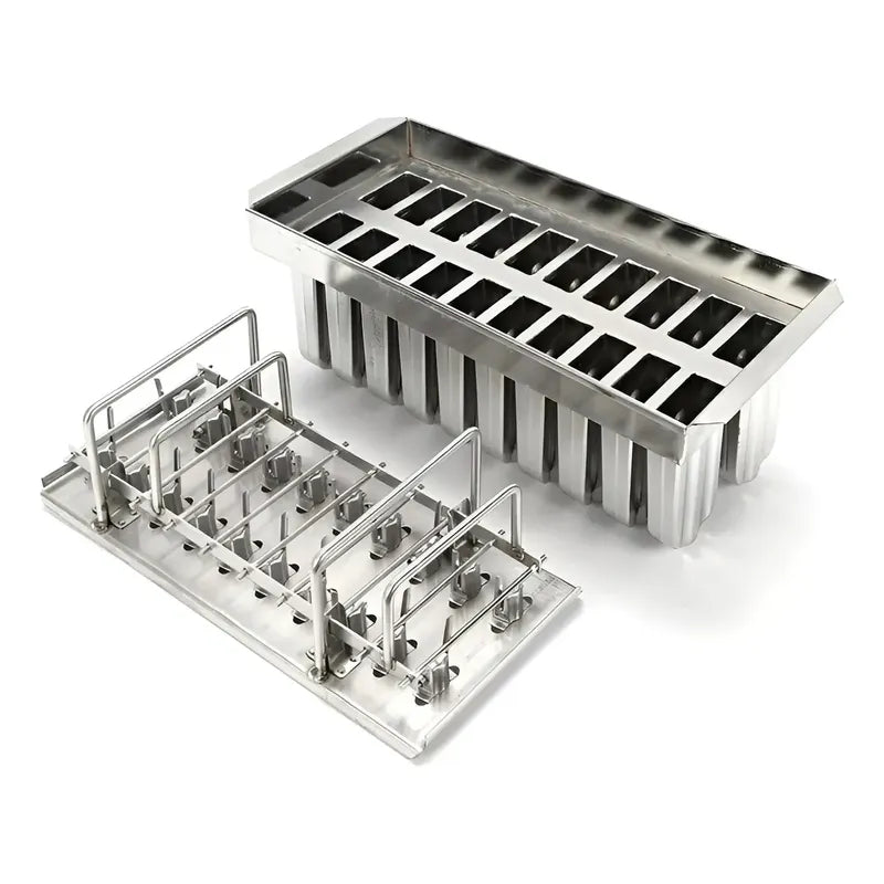 Molde Helados Moldes Reposteria Moldes De Aluminio 20cav Plateado / Molde Helado Aluminio 20cav