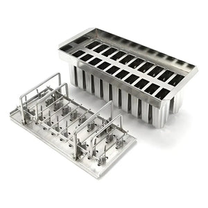 Molde Helados Moldes Reposteria Moldes De Aluminio 20cav Plateado / Molde Helado Aluminio 20cav