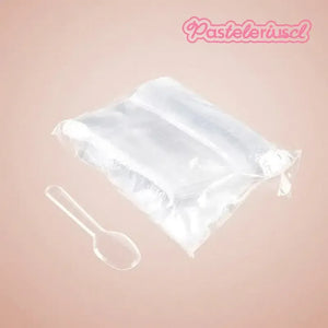 X250 Cucharas Postres Cucharas Desechables Cucharas Helado Cucharas Desechables Cucharas De Plástico Para Torta Y Postres Cucharas De Postre Plásticas Cucharas Para Degustación Pasteleriuscl