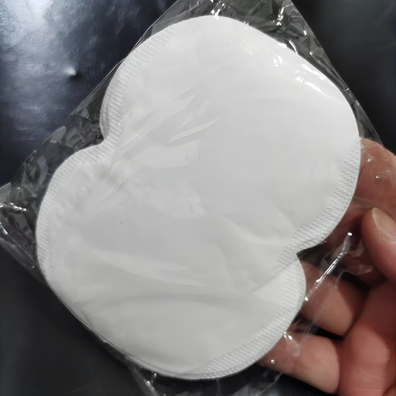 100 Parches Protectores Piel Antitranspirantes Axilas Polera Blanco