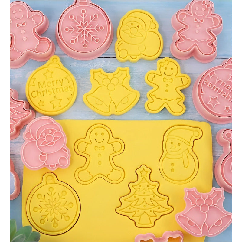 Cortador Galletas 3d Navidad Cortadores De Galletas Navidad