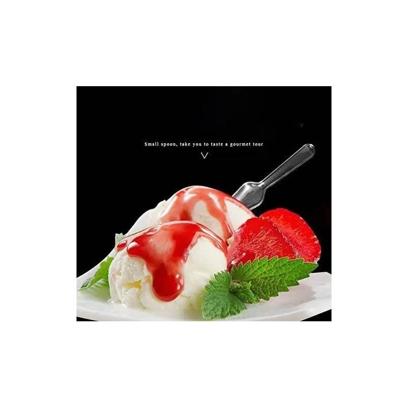 X250 Cucharas Postres Cucharas Desechables Cucharas Helado Cucharas Desechables Cucharas De Plástico Para Torta Y Postres Cucharas De Postre Plásticas Cucharas Para Degustación Pasteleriuscl