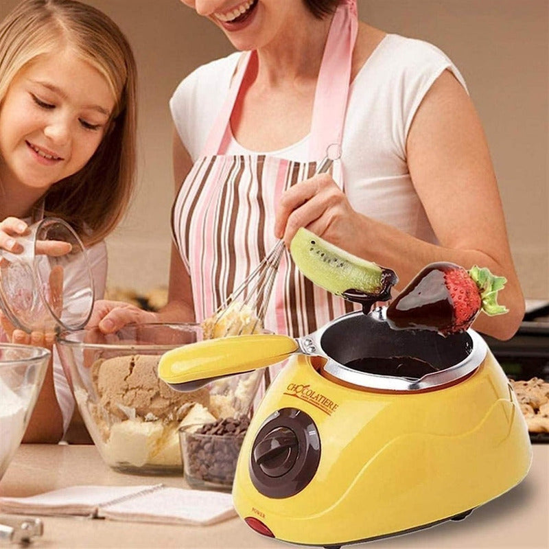 Maquina Para Derretir Chocolate Fondue Chocolat Chocolatera  Amarillo