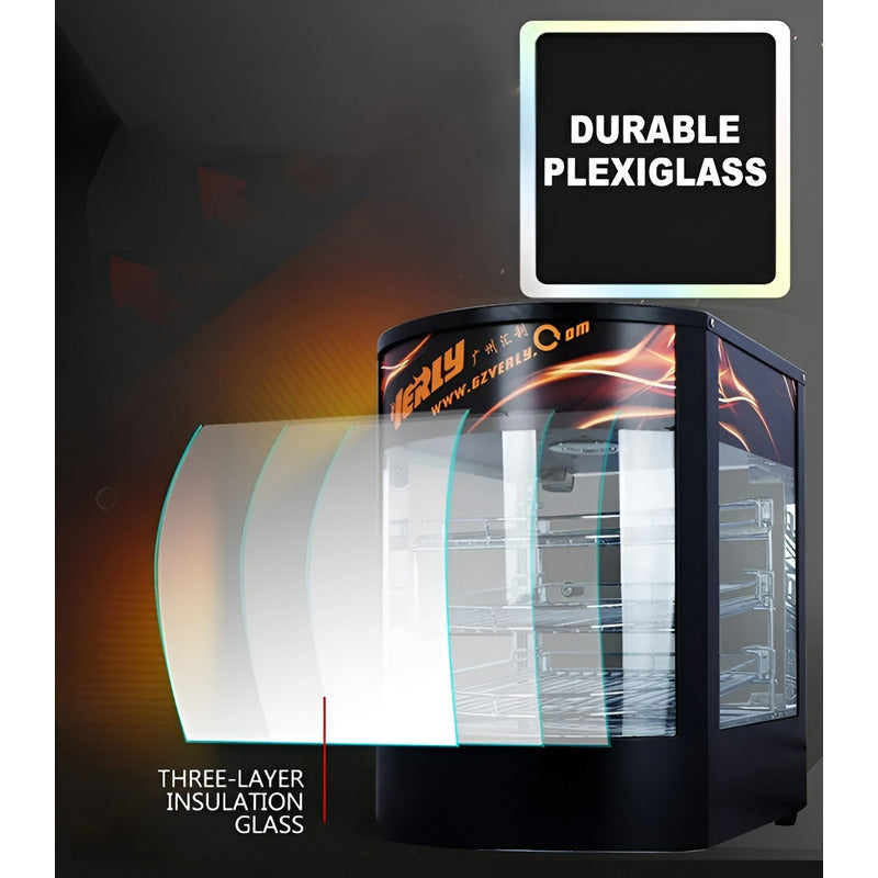 Mantenedores De Fritura Vitrina Caliente Mantenedora 3 Nivel Vitrina Caliente 3 Niveles