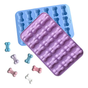 Pack X2 Molde De Silicona Moldes Silicona Moldes Huesito 18c