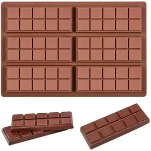 2 Moldes De Chocolate Moldes Barra De Chocolate Silicona 066 Molde Para Barras De Proteína Cavidades Rectangulares Medianas Molde Antiadherente Para Hornear Bandeja Rectangular Pasteleriuscl