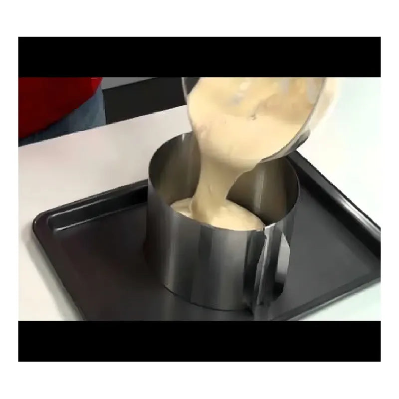 X4 Molde De Torta Molde Para Torta Anillo Redondo Ajustable Molde Ajustable Torta Queque Molde Redondo Torta Queque... Gris Oscuro