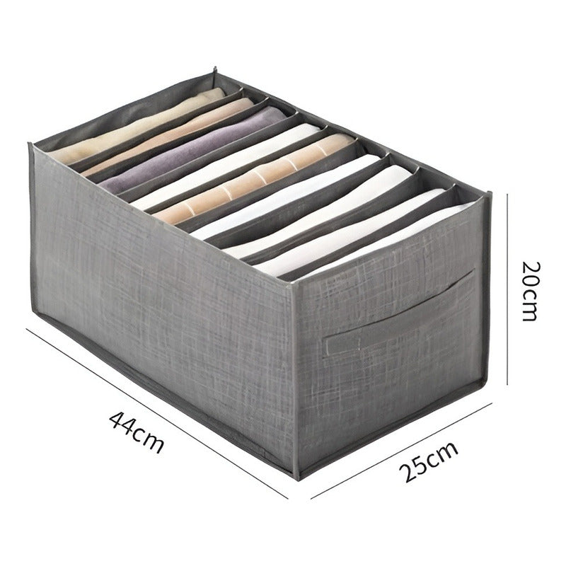 Organizador De Pantalones Caja Organizadora Closet Interior - Gris-191