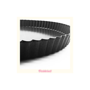 Pack X3 Moldes Desmontables 24cm Kuchen Molde Para Pie Tartaleta Desmontable Molde Redondo Extraíble Con Fondo... Gris