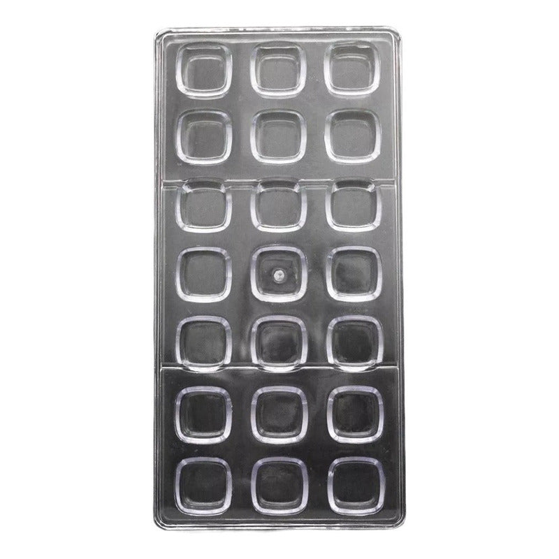 Moldes Chocolate Moldes De Chocolate Policarbonato Cuadrado Gris